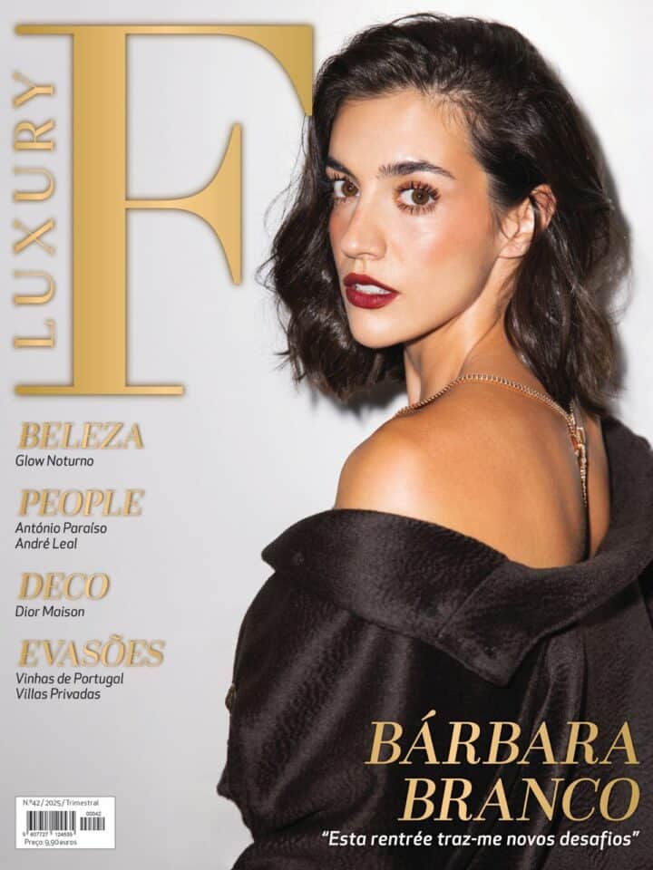 Capa da F Luxury Magazine edição 42 com Bárbara Branco